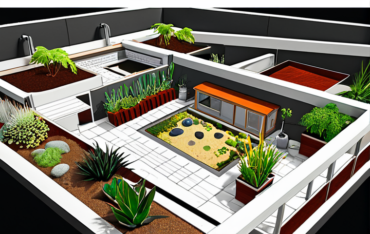 **Prompt:** A dynamic scene showcasing a landscape architect immersed in their craft. One half of the image depicts the theoretical phase: a designer at a workstation, with detailed digital plans and sketches of a vibrant, sustainable garden. The other half transitions seamlessly to the practical reality: the same designer on a bustling construction site, amidst newly planted native species, overseeing the implementation of a resilient, water-wise landscape. The lighting should be natural, highlighting the textures of soil, plants, and the blend of human expertise with the raw beauty of nature. The overall mood is one of focused creation and tangible transformation.